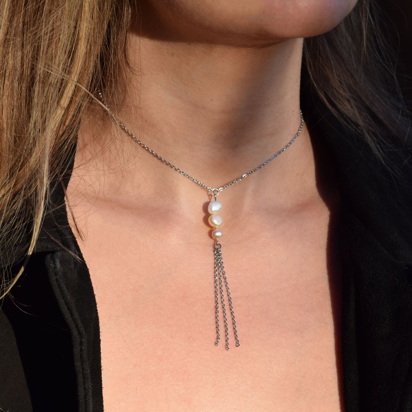 Sugar Pearl Lariat