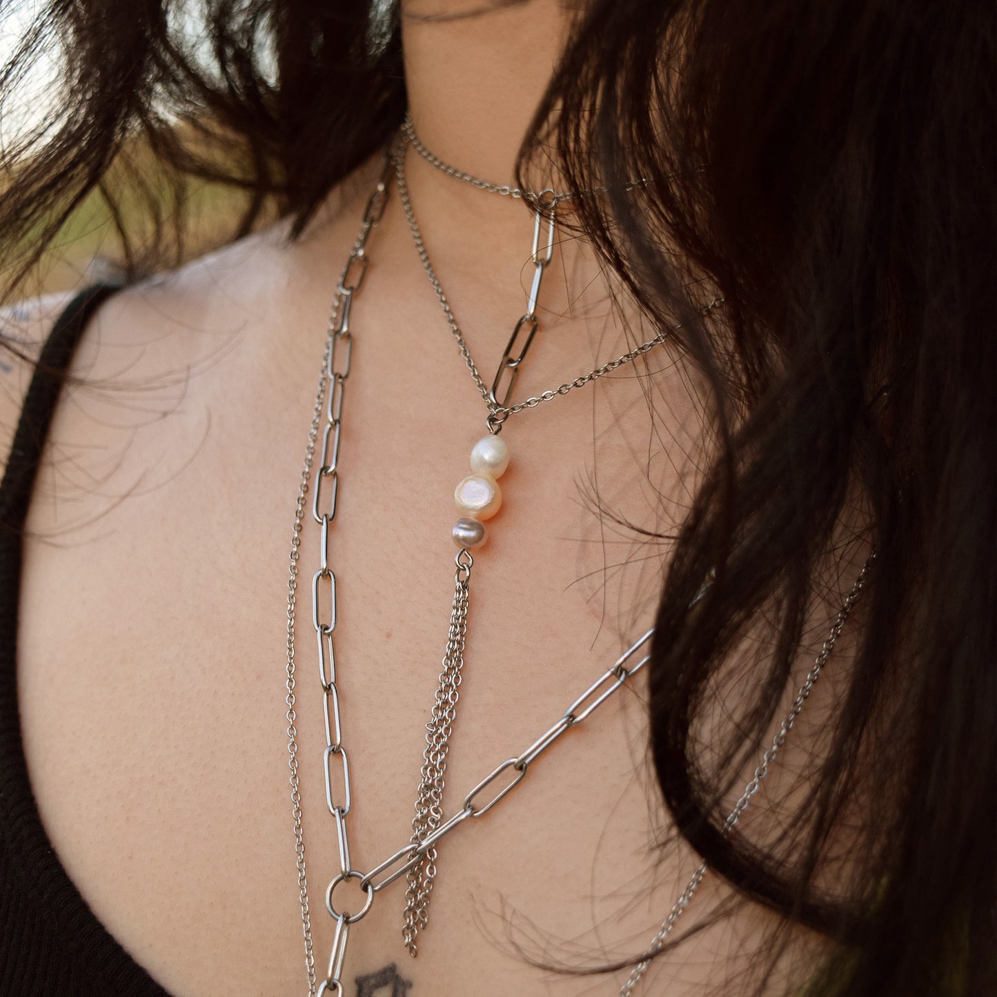 Sugar Pearl Lariat